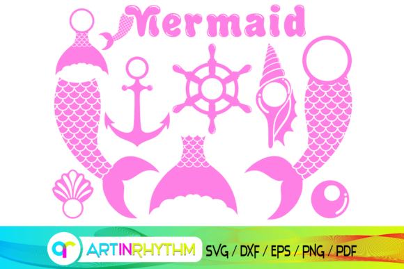 Download Mermaid Svg, Anchor, Mermaid Tail Svg - Premium Resources