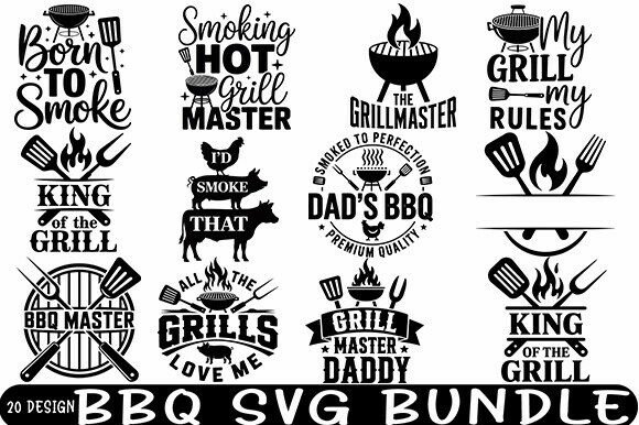Download 20 BBQ SVG Bundle | Grill Master SVG | - Grill master Collection