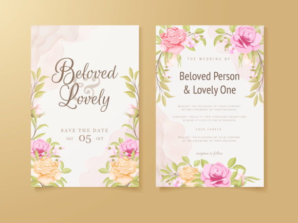 Download Wedding Invitation Card Flower Design - Flower design Collection