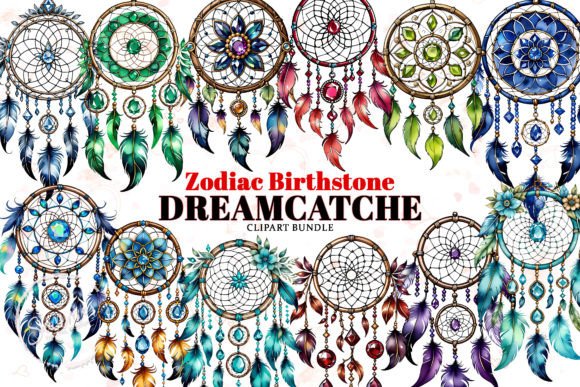 Download Zodiac Birthstone Dreamcatcher Clipart - Premium Resources