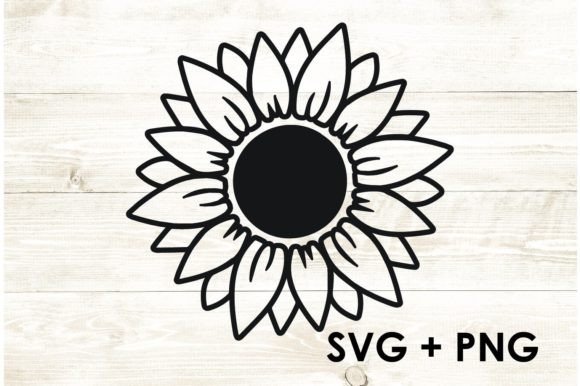 Download Sunflower Outline Simple Flower Design - Flower design Collection