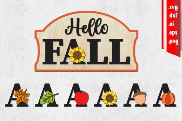 Download Hello Fall Sign Laser Cut, Home Svg, Cha - Hello fall sign Collection