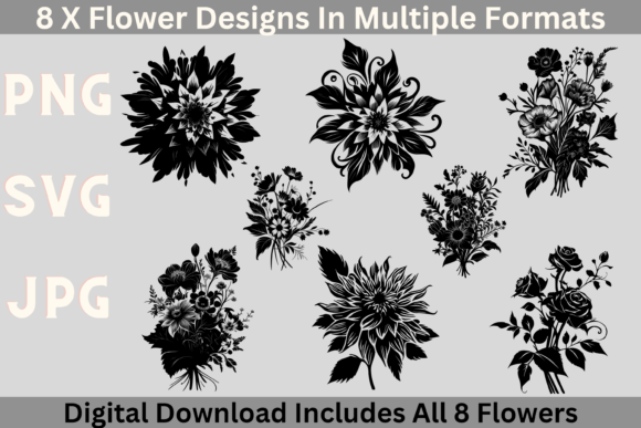 Download Flower Design SVG - Flower design Collection